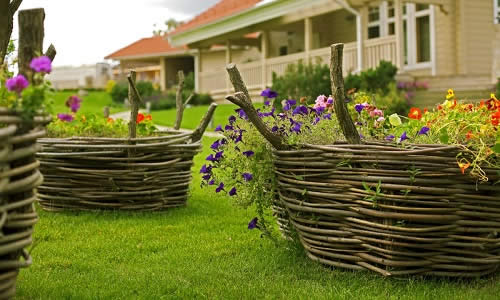 bordures pour parterres de fleurs