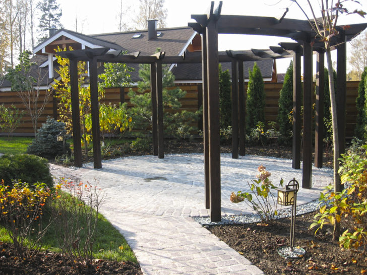 pergola de jardin