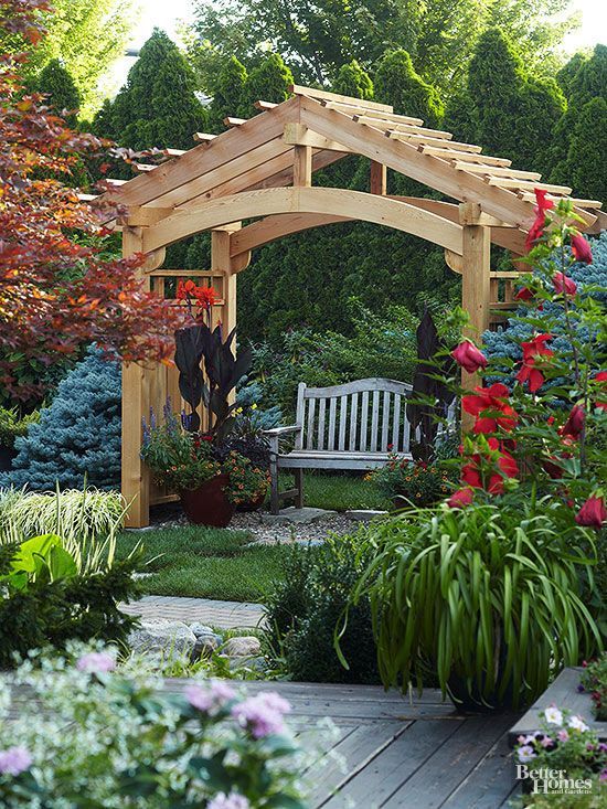 pergola de jardin