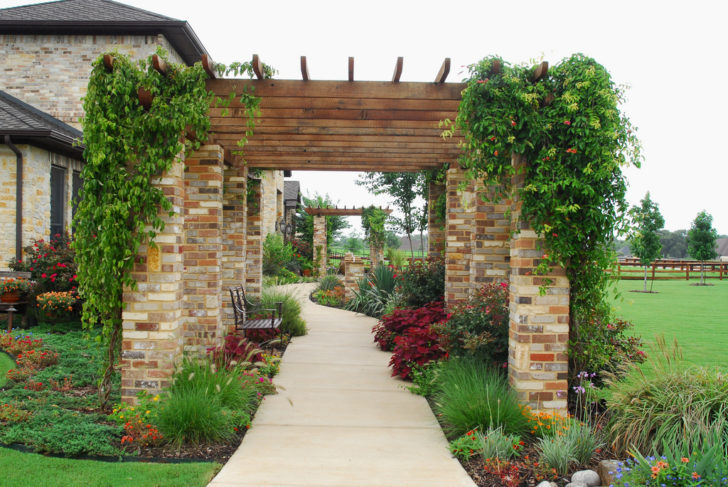 pergola de jardin