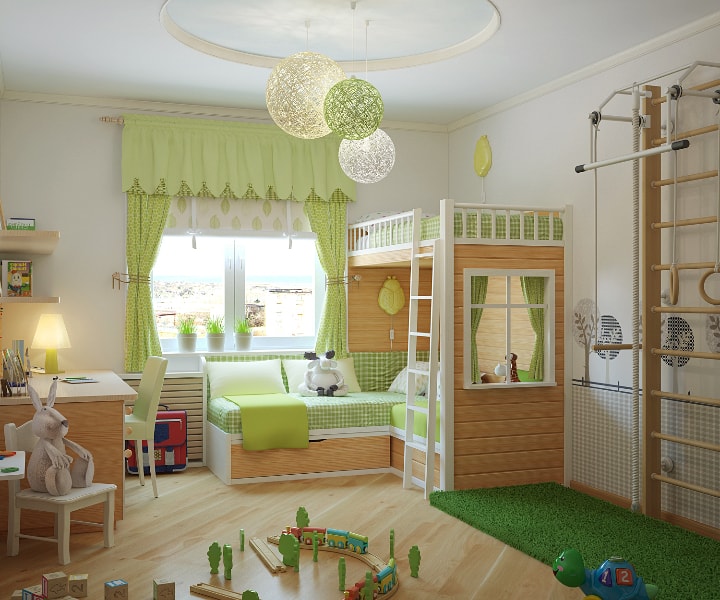 lustre pour chambre d'enfant