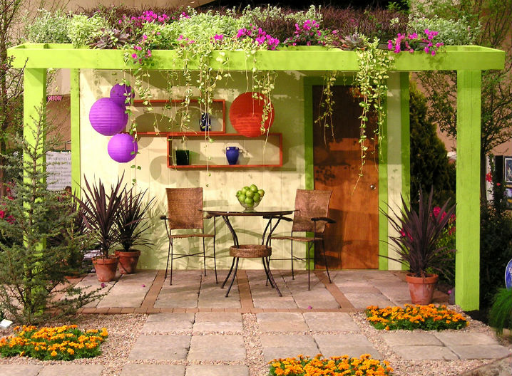 pergola de jardin