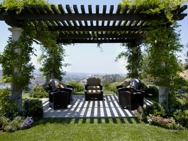 pergola de jardin