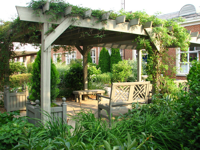 pergola de jardin