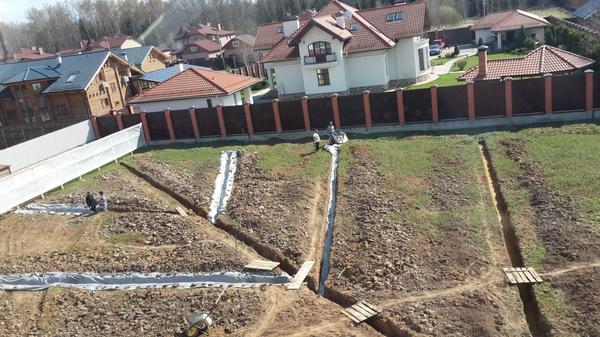 drainage du site