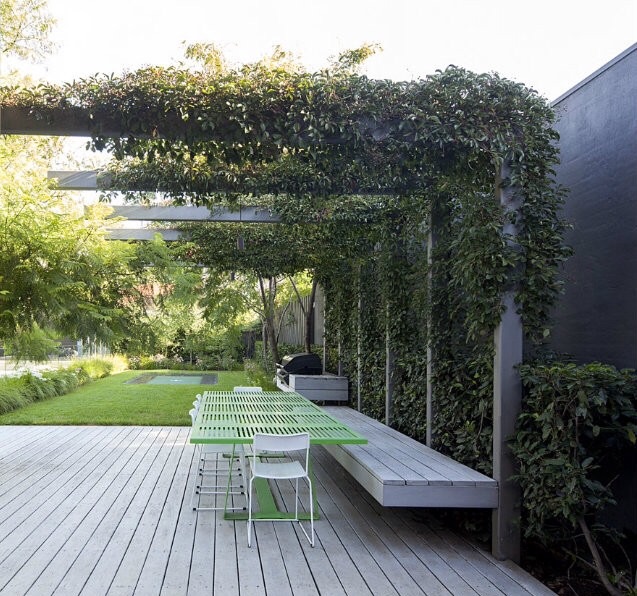 pergola de jardin