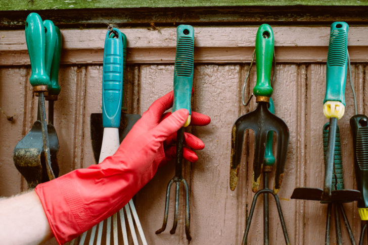 outils de jardinage