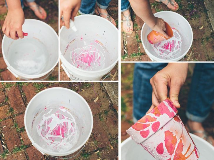 Pot de fleurs bricolage