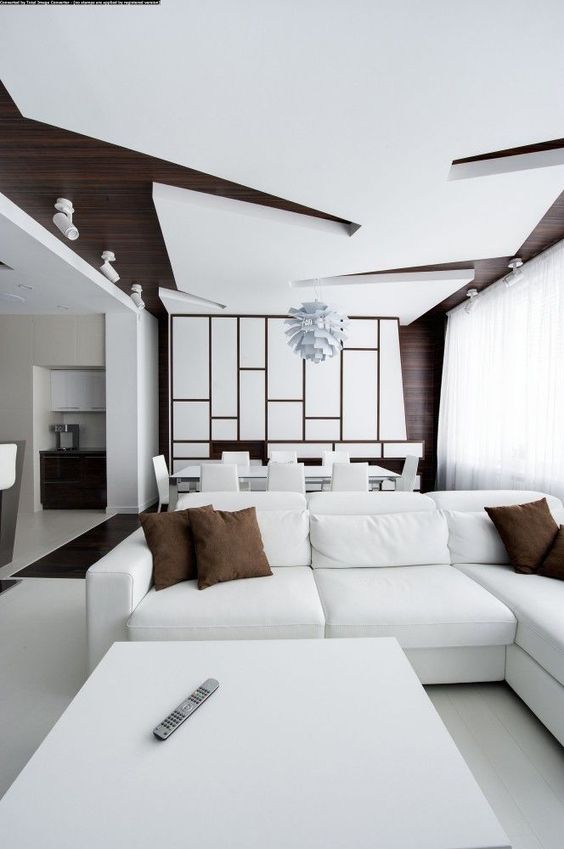conception de plafond de salon