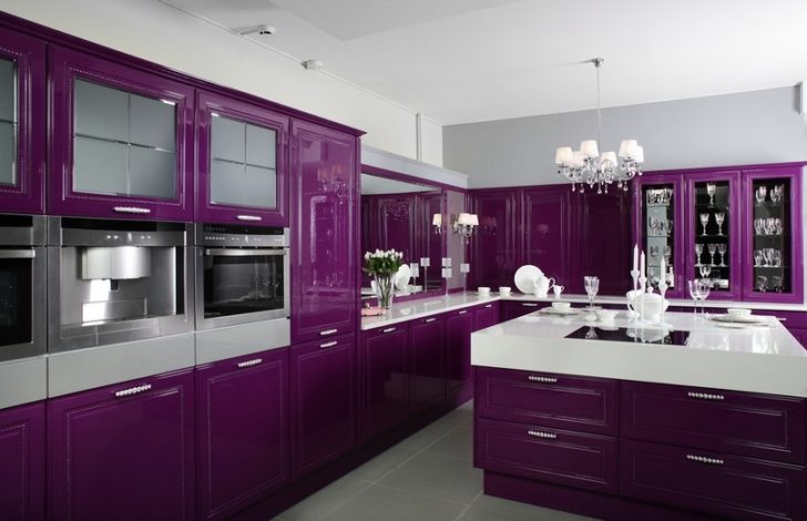 cuisine en violet