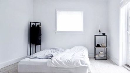 Conception de chambre minimaliste