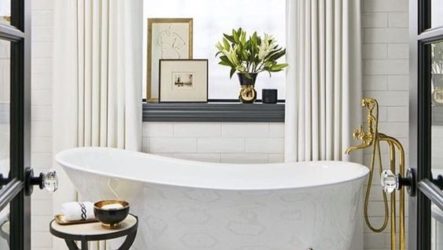 Une salle de bain fabuleusement belle : design dans un style classique