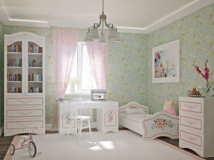 chambre d'enfant de style provençal