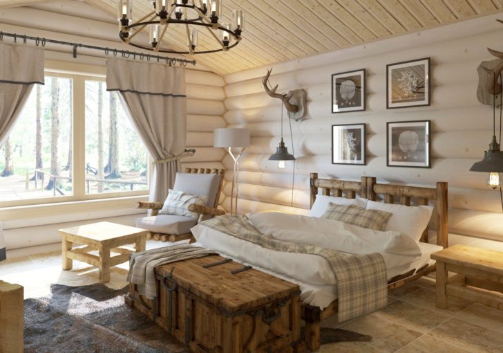 chambre rustique