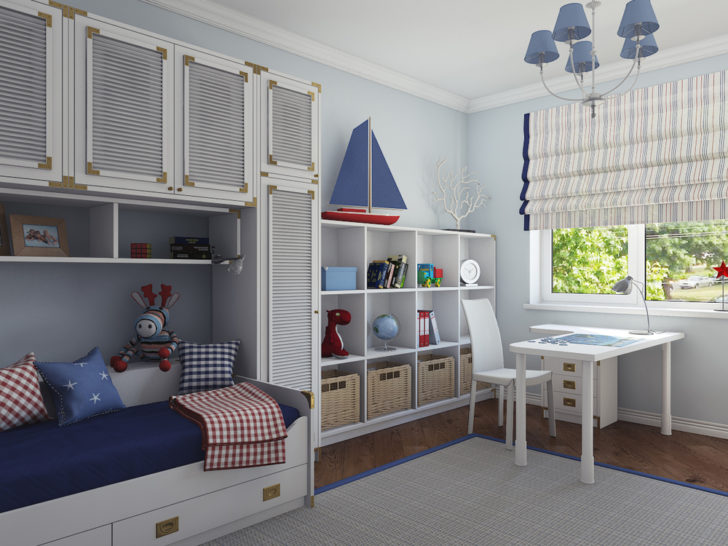 chambre d'enfant de style provençal