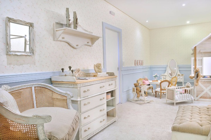 chambre d'enfant de style provençal