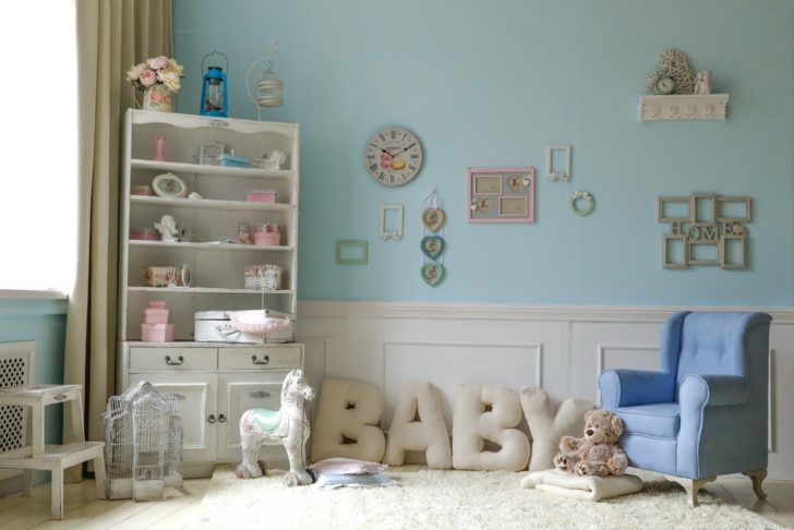 chambre d'enfant de style provençal