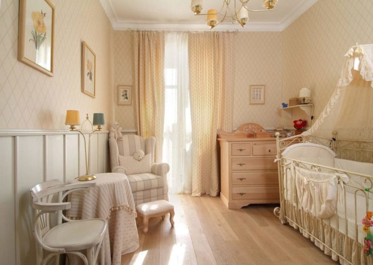 chambre d'enfant de style provençal