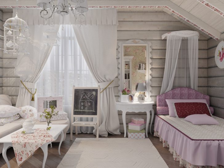 chambre d'enfant de style provençal