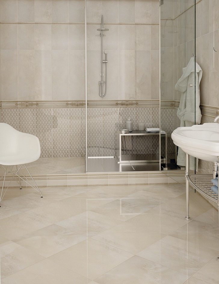 salle de bain en beige