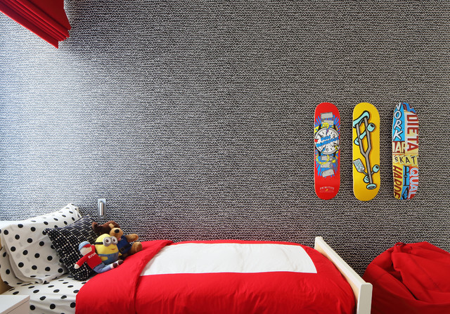 papier peint dans la chambre des enfants pour un garçon