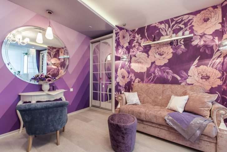 chambre violette