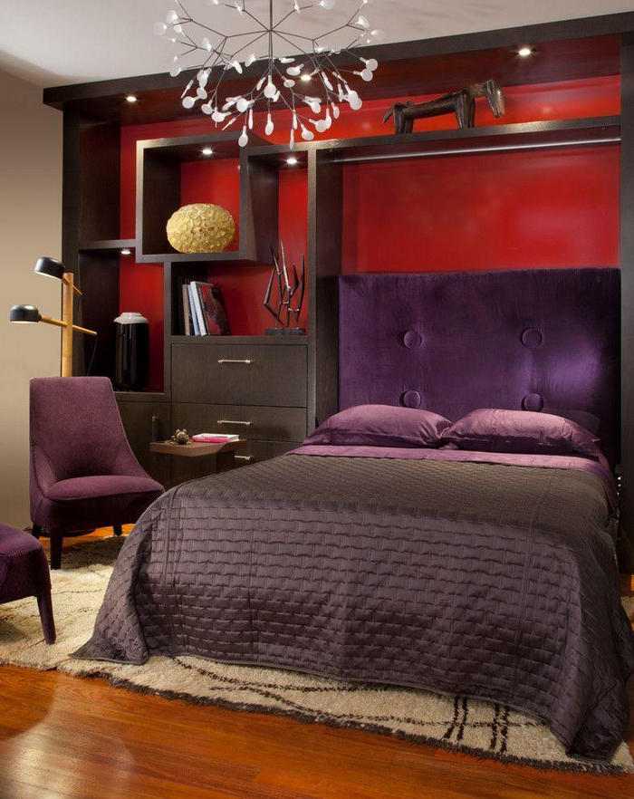 chambre violette