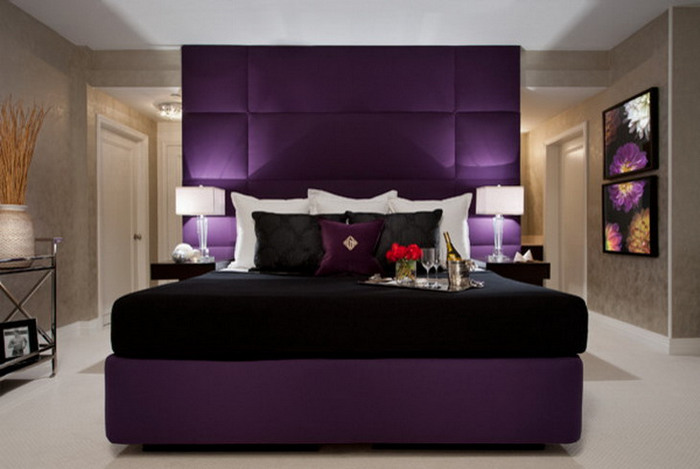 chambre violette