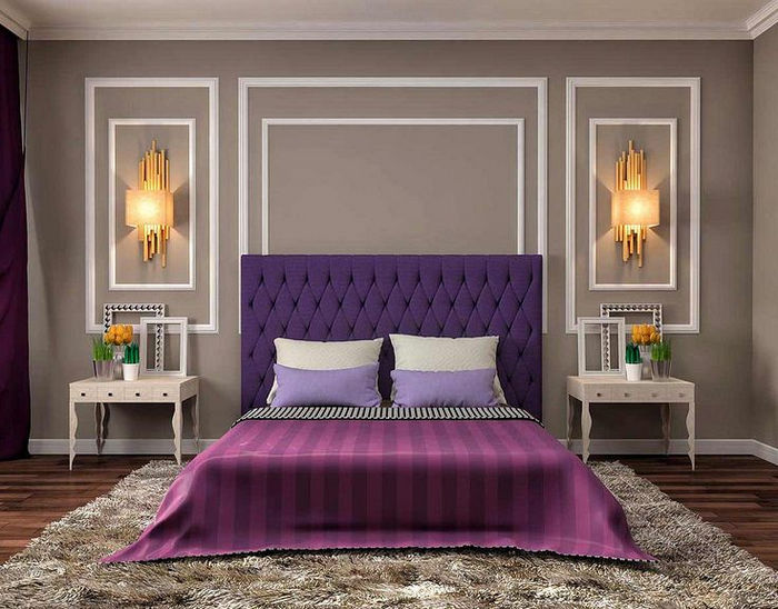 chambre violette