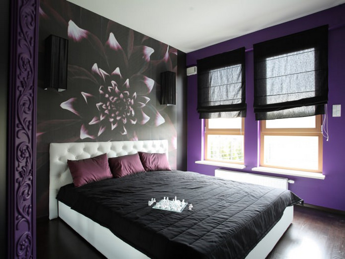 chambre violette