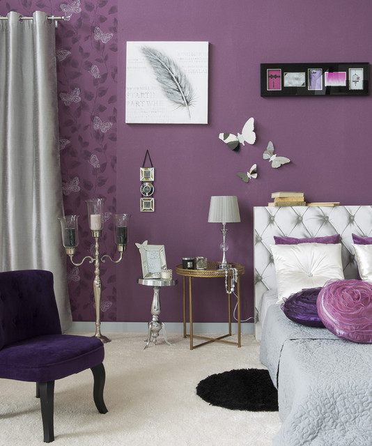 chambre violette