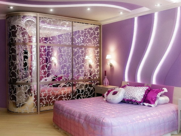 chambre violette