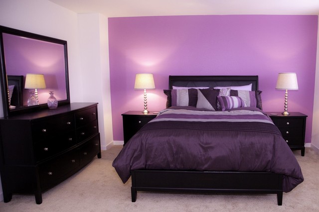 chambre violette