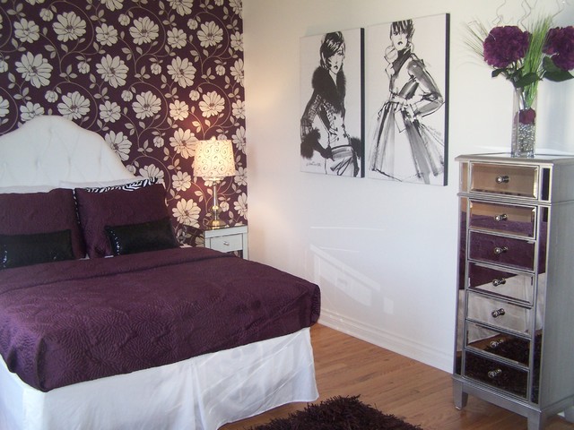 chambre violette