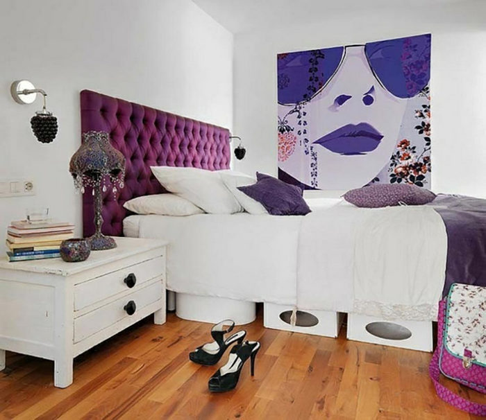 chambre violette