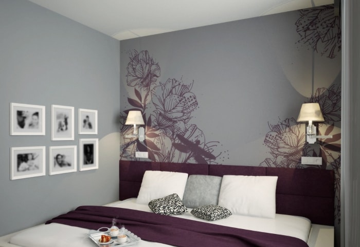 chambre violette