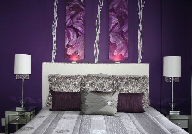 chambre violette